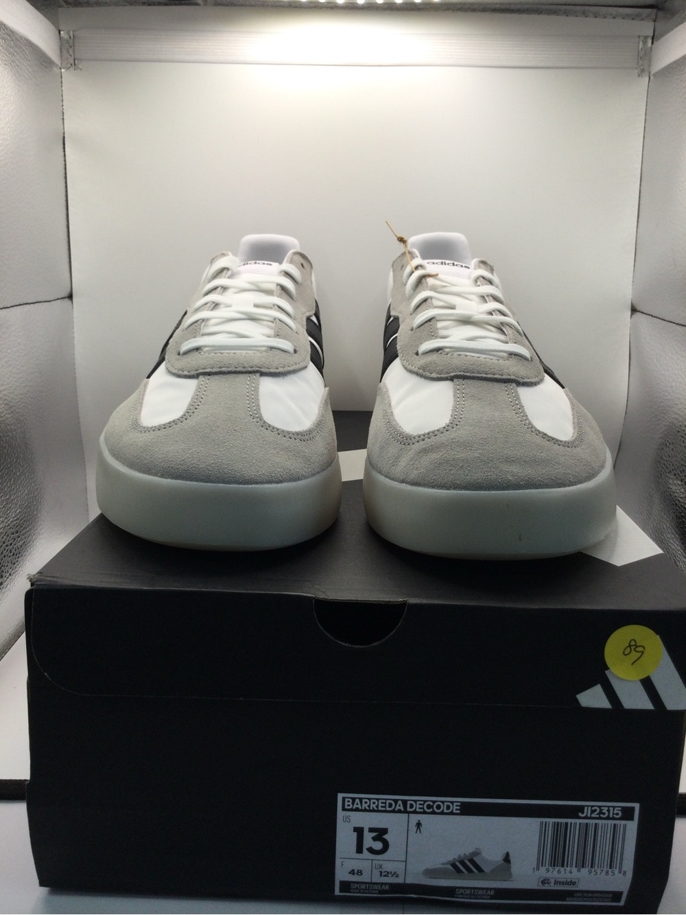 adidas Barreda Decode Men’s Sneakers in White and Gray